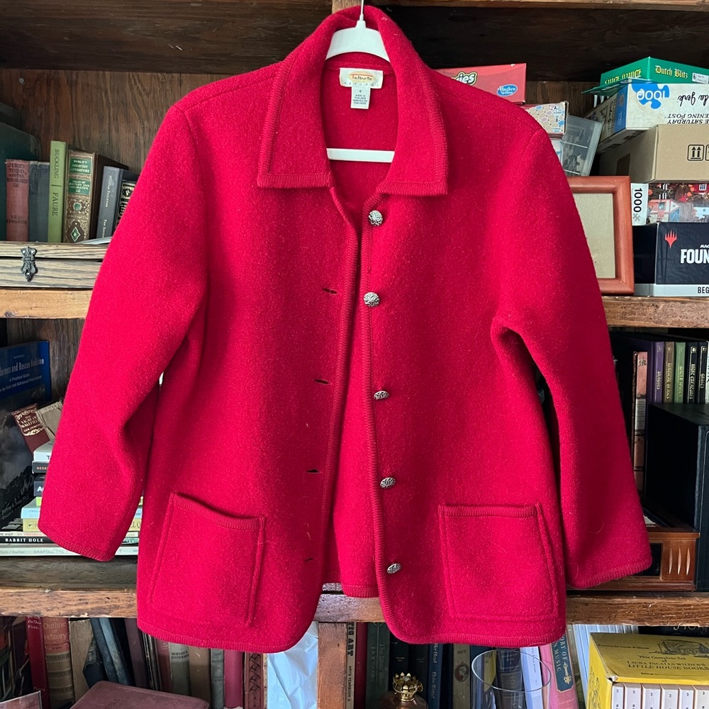 TALBOTS boiled 100% wool sweater